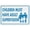 Warning Sign 2, variant on Chilled Water (Arrow Left) Reflective Aluminum Metal Signage - 8"x12", With Symbol, Weatherproof - Office, Factory, Hospital, HVAC System