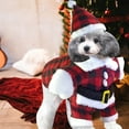 thumbnail image 4 of asddcavvf Santa Pet Clothes Large Dog Christmas Clothes Dog Clothes Santa Dog Christmas Hat Warm Dog Christmas Pet Clothes Hangers for Small Dogs Pet Clothes Rack Hanger Pet Clothes for Small Dogs Fem, 4 of 8