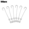 thumbnail image 2 of 100pcs J-shaped Ear Hook Vegetable Plant Support Vine Fastener Clips Fixed Buckle Hook For Fruit Cherry Tomato, 2 of 7