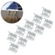 thumbnail image 5 of 10 piezas clips de drenaje de panel solar clips de drenaje de agua para eliminación de lodos de panel solar, 5 of 6