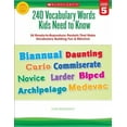 thumbnail image 3 of 240 Vocabulary Words Kids Need To Know Book, Grade 5, 3 of 3