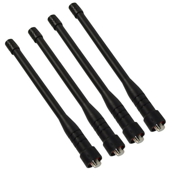 HQRP 4-Pack UHF High Gain Antenna For Motorola PRO5450, PRO5550, PRO5750, PRO7350