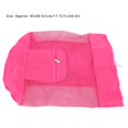thumbnail image 2 of Bolsa de playa grande de malla rosa plegable con cordón para guardar arena, conchas y pícnics, perfecta para acampar, 2 of 8