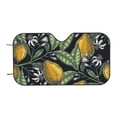thumbnail image 4 of Uemuo Citrus Fruits Elegant Lemons Pattern Accordion Car Windshield Sun Shade, Foldable Reflective Sun Visor for Car, Reflector Windshield Sunshade-, 4 of 7