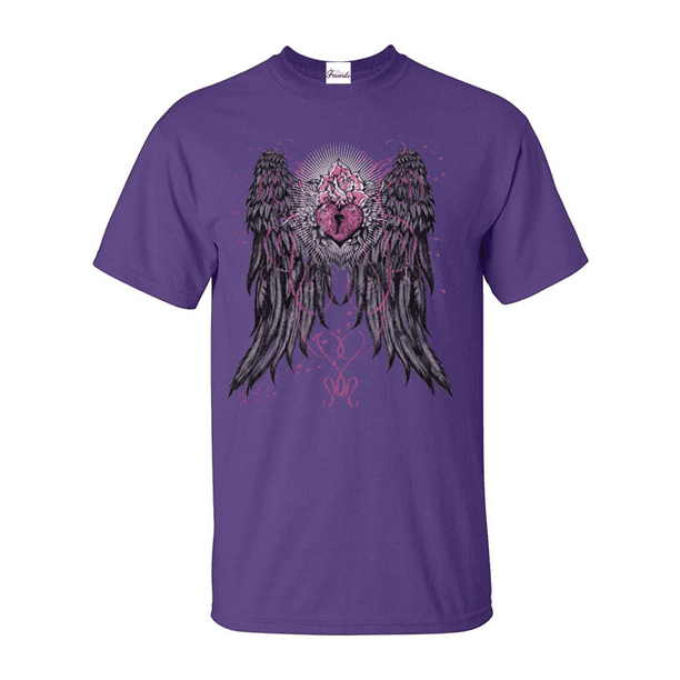 t shirt with wings print