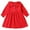 Girls Dresses Red, variant on Newborn Girls Long Sleeve Dresses Fall Size 0-3 Toddlers Kids Cute Ruffle Doll-Collar Solid Color Soft Casual A-Line Dress
