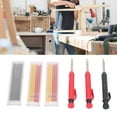 thumbnail image 2 of Solid Carpenter Pencil Set , Deep Hole Mechanical Pencil Solid Carpenter Pencil Refills with Refill Long Nosed Deep Hole Mechanical Marker Marking Tool, 2 of 9