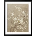 thumbnail image 2 of Art.com White Cherry Blossom I Neutral Crop Bird Art Print by Danhui Nai, Black Frame Wall Art, 32" x 40", 2 of 5