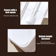 thumbnail image 4 of Compact Bento Lunch Box Container with Utensil, 1-Compartment Meal Prep Container for Adults and Students, 4 of 6