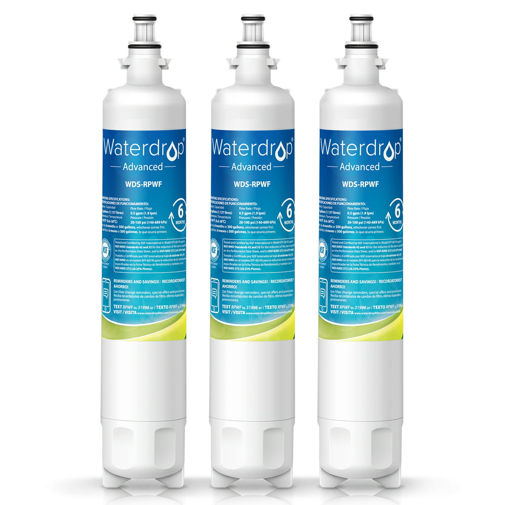 Waterdrop NSF 53&42 Certified RPWF Refrigerator Water Filter ...