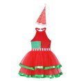 thumbnail image 4 of YiZYiF Girls Sparkly Dance Figure Ice Skating Dress Ballet Tutu Christmas Party Performance Costume Red 14, 4 of 7