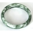 thumbnail image 4 of Green Natural Stone Jade Bangle Bracelets - Stone Jewelry for Women & Men - Gift Packaging Box Included | Good Luck Bracelet| Gift for Her, 4 of 6