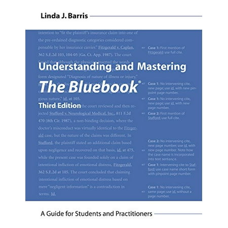 Pre-Owned Understanding and Mastering the Bluebook (Spiral-bound) 1611637740 9781611637748