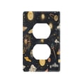 thumbnail image 3 of Switch Panel Switch Decoration 2.76x4.53x0.28 Inches Unused Outlet Cover Switch Plate Wall Plates Living Room Kitchen Bedroom Study Switches Gray Planet, 3 of 8