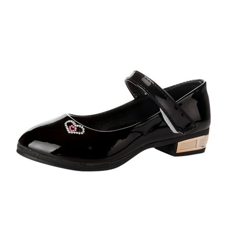 

Kids Shoes Princess Bowknot Single Sandals Bling Shoes