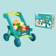 thumbnail image 4 of Fiudx Liquidación De Ahorros De Verano Juego De Cocina Para Niños Pequeños Con Verduras Interactivas, Disfrute Del Juego De Casitas, Carrito De Compras Para Niños, Carrito De Juguete, Juegos De Simul, 4 of 7