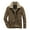 Yellow, variant on Men's Long Sleeve Corduroy Turndown Lapel Mid-Length Jacket Solid Color Comfy Thickened Lamb Coat Corduroy Coat Stand Collar Pocket Leather Coat Windproof Warm Coat