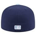 thumbnail image 4 of Men's New Era Navy/Light Blue Seattle Mariners Color Pack 2-Tone 59FIFTY Fitted Hat, 4 of 6