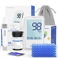 thumbnail image 1 of Kit de monitor de glucosa en sangre Glucoracy G-425-2 con 50 tiras, 1 of 6