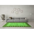 thumbnail image 3 of Ahgly Company Indoor Square Oriental Green Traditional Area Rugs, 3' Square, 3 of 4