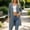 Light Blue, variant on BUIGTTKLOP Cardigan Sweaters for Women Lighweight 3/4 Sleeve Open Front Mid Long Cardigan Ribbed Knit Casual Loose Outwear Jackets