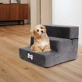 thumbnail image 1 of Portable Dog Stairs Ladder Anti Slip Outdoor Pet Climbing Ramp Washable Dark Dark Grey, 1 of 7