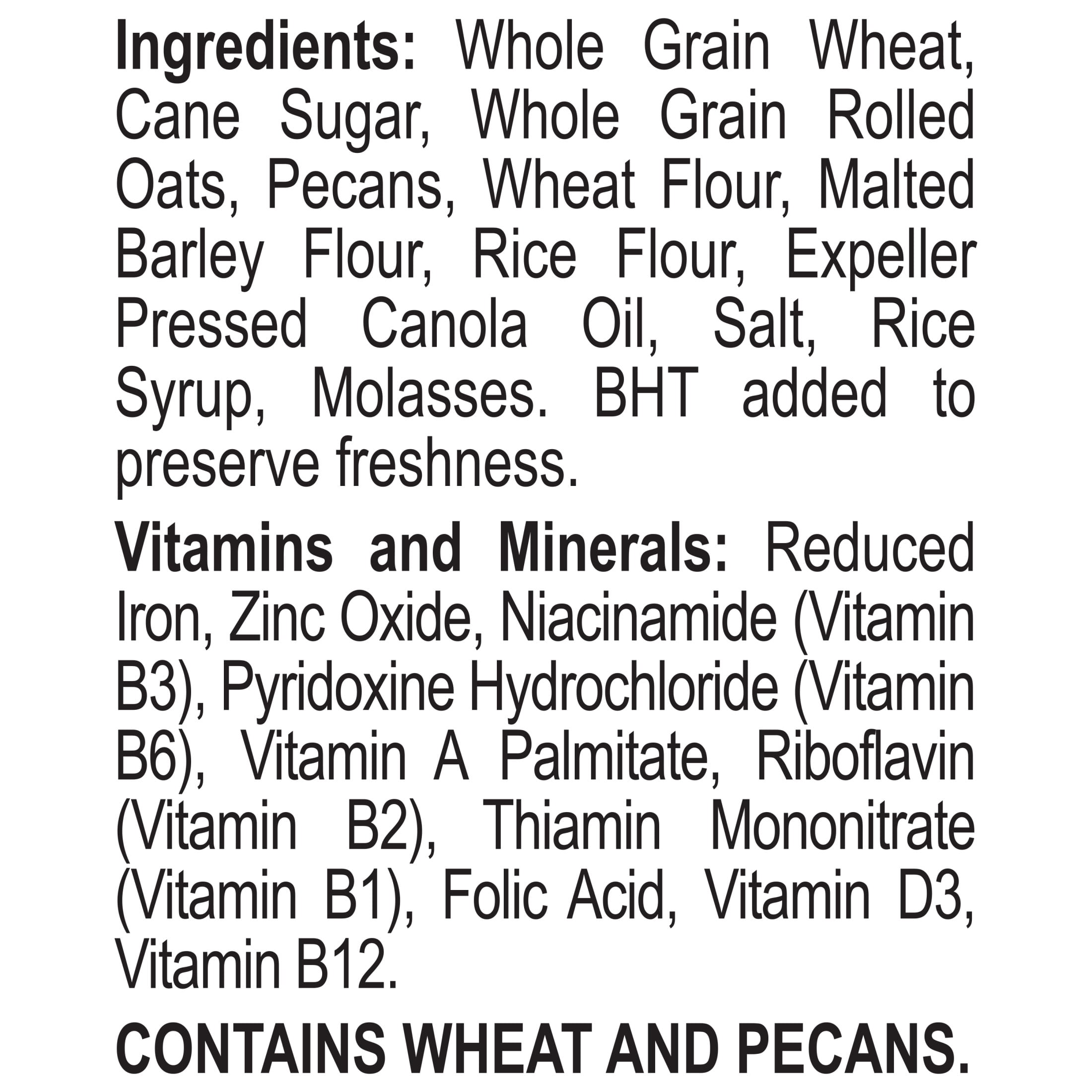 Post Great Grains Crunchy Pecan Breakfast Cereal, Non GMO, Heart Healthy, Low Fat, Whole Grain, 19oz