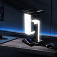 thumbnail image 3 of xgfhyjeh Small Suspension Style Table Lamp for Bedroom Contemporary Bedside Side End Led Table Lamp With Wireless Charging Modern Natural Nightstand Light Home Office Room Decor Decoration,Plastic, 3 of 7