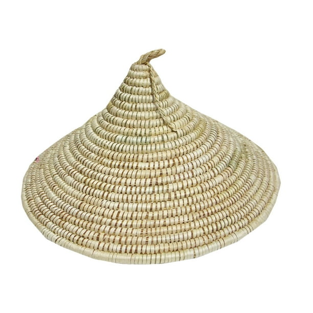 UPOUART 1Ud Sombrero Tejido En Paja Beige Para De Habitaciones Y Tiendas