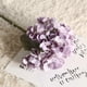thumbnail image 4 of Naiovety Rama de flor de hortensia artificial, bonsái falso de seda para jardín, decoración de DIY, ramo de flores de pared de para boda Decoración del hogar Púrpura, 4 of 6