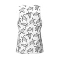 thumbnail image 5 of Fotbe Hand Drawn Turtle Pattern Men's Quick Dry Workout Tank Top Gym Muscle Tee Fitness Bodybuilding Sleeveless T Shirt Breathable Workout Shirt-4X-Large, 5 of 9