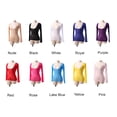 thumbnail image 5 of Long Sleeve Bodycon Gauze Top  Sheer Pure Mesh T Shirts Sexy Adult Bellydance Costumes Carnival Outfit Open Bust Leotard,Leotard,Yellow,3- BTS/Fall,Semi-Opaque, 5 of 8
