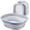 Gray, variant on 2 Pack Collapsible Wash Basin Set, Foldable Dish Tub Portable Plastic Sink for Kitchen, Camping, RV, Laundry, Cleaning - Green