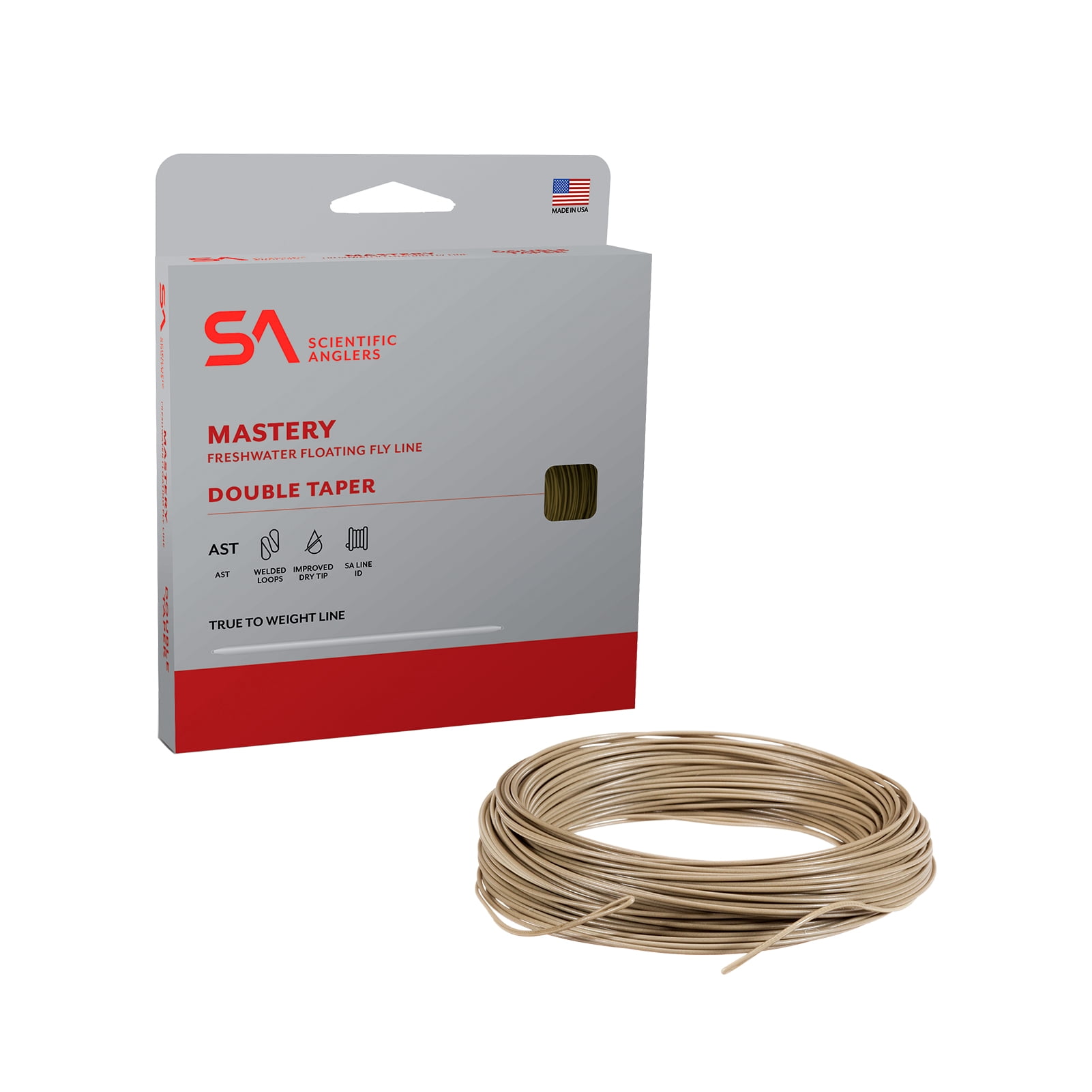 SCIENTIFIC ANGLERS フライライン DT-3-F Scientific Anglers Mastery Double Taper Fly Line | DT3F - Walmart.com