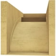 thumbnail image 4 of 9"W x 18"D x 9"H Wide Viola Rough Cedar Woodgrain TimberThane Corbel, Primed Tan, 4 of 6