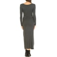 thumbnail image 4 of Women's Maternity Long Sleeve Maxi Dress - Extended Sizes Available, 4 of 4