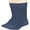 Light Navy, variant on Men's Cotton Dress Socks - 6 Pack Large - Solid Casual Crew Lightweight Business Work Sock Size 10-13 Shoe 9-12 L Denim Blue