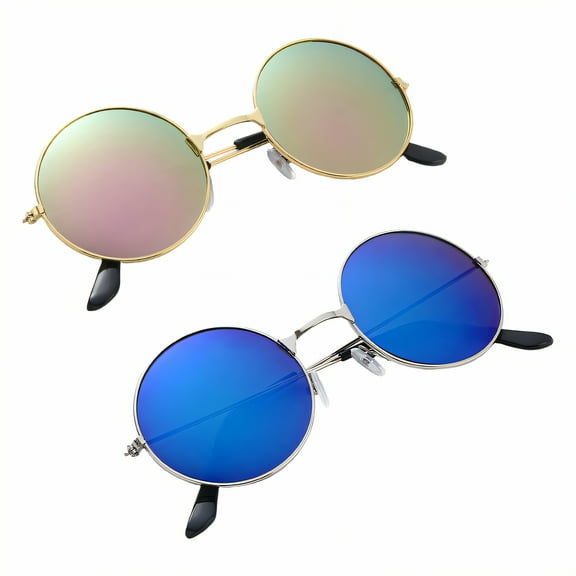 GJX 2Pcs Baby Sunglasses Toddler Sunglasses Boys Age 3-5 Cute Sunglasses,Style1