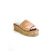 Pre-owned|Kurt Geiger London Womens Leather Slide On Platform Sandals Brown Size 37