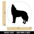 thumbnail image 2 of Howling Wolf Solid Self-Inking Rubber Stamp Ink Stamper - Dry Pad (No Ink) - Mini 1/2 Inch, 2 of 7