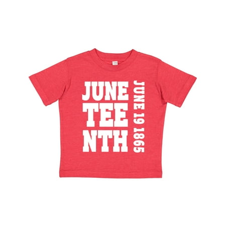 

Inktastic Juneteenth June 19 1865 Gift Toddler Boy or Toddler Girl T-Shirt