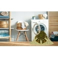 thumbnail image 2 of Ahgly Company Machine Washable Indoor Rectangle Transitional Chrome Gold Yellow Area Rugs, 3' x 5', 2 of 7
