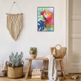 thumbnail image 3 of Stupell Industries Contemporary Scarlet Macaw in Paradise Black Framed Giclee Art, 12 x 18, by Chromatic Storm Studio, 3 of 8