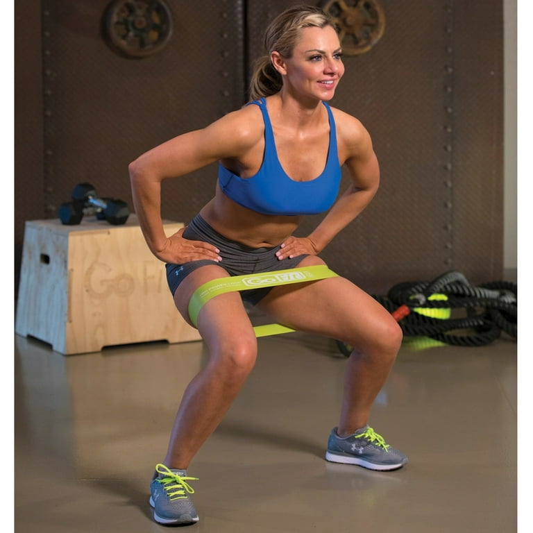GoFit Pro Power Loops Resistance Loop Bands for Exercise Includes Training Manual and Carry Bag