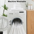thumbnail image 7 of Jessy Home 6 Piece Towel Set White Soft Bath Towel Set for Bathroom-2 Bath Towels, 2 Hand Towels, 2 Washcloths Highly Absorbent Bath Sheet for Hotel & Spa, 7 of 7