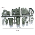 thumbnail image 2 of Toyvian Military Ruins Model Kit Olive Green Plastic for Sand Table Scenes, 2 of 8