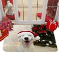 thumbnail image 3 of KYAIGUO Christmas Doormat, Cute Dog Animal Doormat Anti-Slip Carpet Floor Mat Decoration Suitable for Home Bathroom Kitchen Indoor 16x24inch, 3 of 5