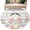 Pink White, variant on Large Area Rugs for Living Room Bedroom, Easter 6'x9' Rug Washable Carpet Runner Indoor Outdoor, Spring Rabbit Feet Wildflowers Eggs Green Lattice Non Slip Floor Mats Rug for Kitchen, Playroom
