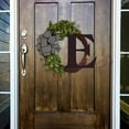 thumbnail image 2 of Front Door Wreath Creative 26 Letter Courtyard Outdoor Decoration Flower Garland Rattan Wreath, 2 of 2