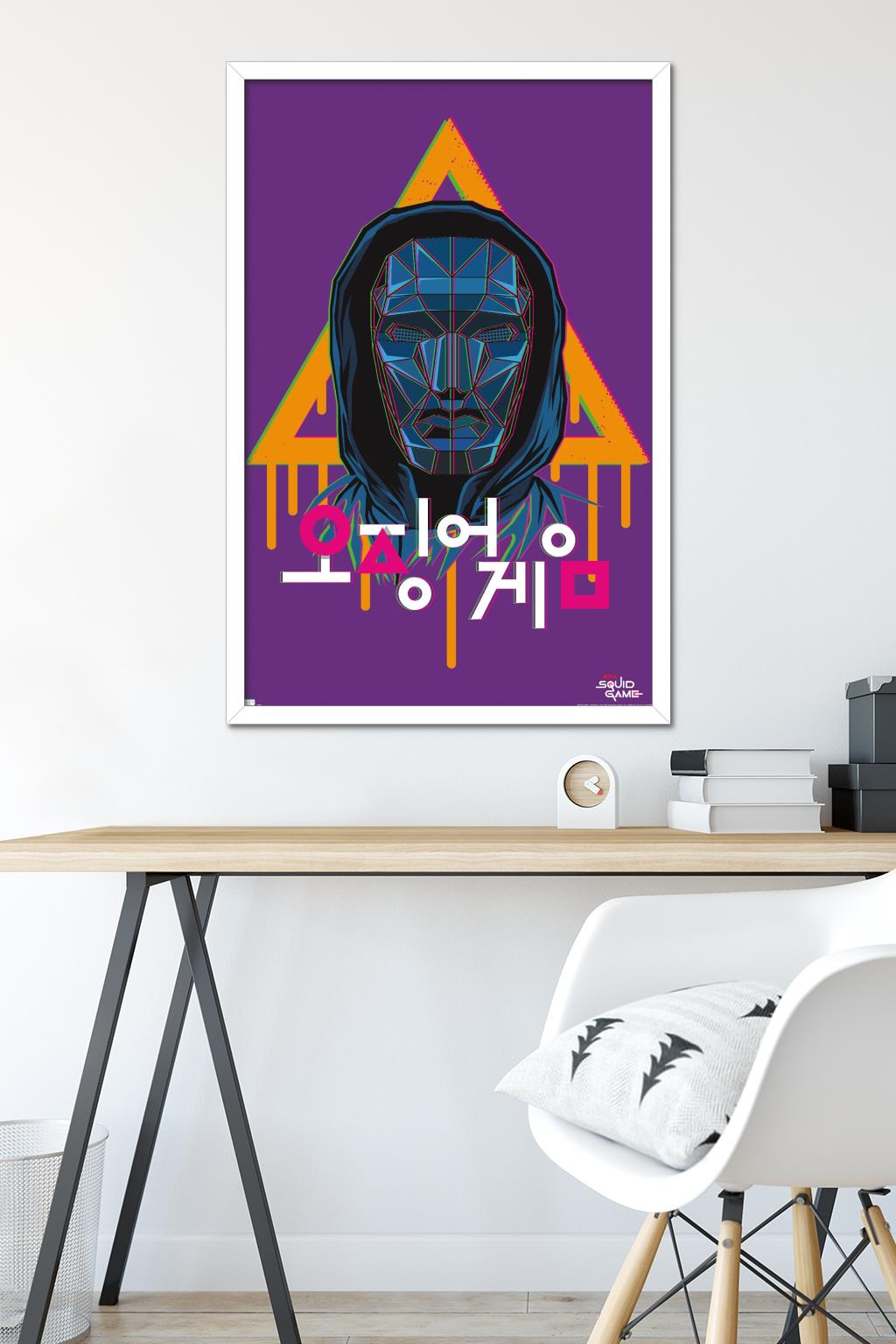 Netflix Squid Game - Front Man Wall Poster, 22.375" x 34" Framed